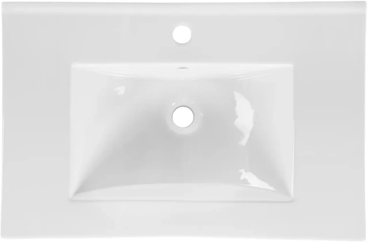 Zestaw mebli łazienkowych BALI WHITE z szafką pod umywalkę 80 cm - 7 elementów