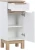 Zestaw mebli łazienkowych BALI WHITE z szafką pod umywalkę 80 cm - 7 elementów