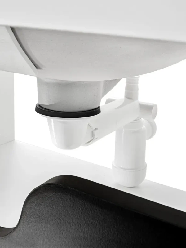 Zestaw mebli łazienkowych BALI WHITE z szafką pod umywalkę 80 cm - 5 elementów
