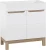 Zestaw mebli łazienkowych BALI WHITE z szafką pod umywalkę 80 cm - 4 elementy
