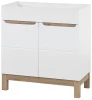 Zestaw mebli łazienkowych BALI WHITE z szafką pod umywalkę 80 cm - 4 elementy