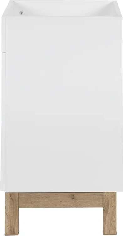 Zestaw mebli łazienkowych BALI WHITE z szafką pod umywalkę 80 cm - 4 elementy
