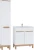 Zestaw mebli łazienkowych BALI WHITE z szafką pod umywalkę 80 cm - 4 elementy
