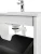Zestaw mebli łazienkowych BALI WHITE 1 z szafką pod umywalkę 80 cm - 7 elementów