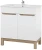 Zestaw mebli łazienkowych BALI WHITE 1 z szafką pod umywalkę 80 cm - 7 elementów