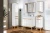Zestaw mebli łazienkowych BALI WHITE 1 z szafką pod umywalkę 80 cm - 7 elementów