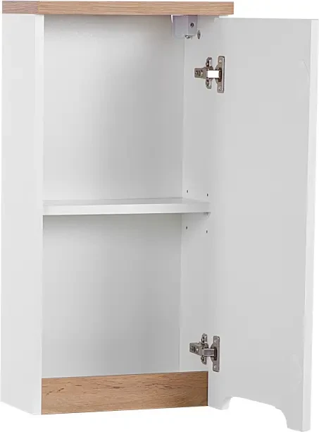 Zestaw mebli łazienkowych BALI WHITE 1 z szafką pod umywalkę 80 cm - 7 elementów