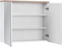Zestaw mebli łazienkowych BALI WHITE 841 z szafką pod umywalkę 80 cm - 5 elementów