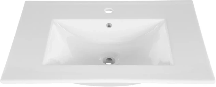Zestaw mebli łazienkowych BALI WHITE 841 z szafką pod umywalkę 80 cm - 5 elementów