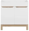 Zestaw mebli łazienkowych BALI WHITE z szafką pod umywalkę 80 cm - 3 elementy