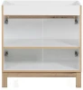 Zestaw mebli łazienkowych BALI WHITE z szafką pod umywalkę 80 cm - 3 elementy