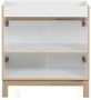 Zestaw mebli łazienkowych BALI WHITE z szafką pod umywalkę 80 cm - 3 elementy