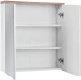 Zestaw mebli łazienkowych BALI WHITE z szafką pod umywalkę 60 cm - 7 elementów