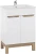 Zestaw mebli łazienkowych BALI WHITE z szafką pod umywalkę 60 cm - 7 elementów