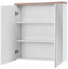 Zestaw mebli łazienkowych BALI WHITE z szafką pod umywalkę 60 cm - 7 elementów
