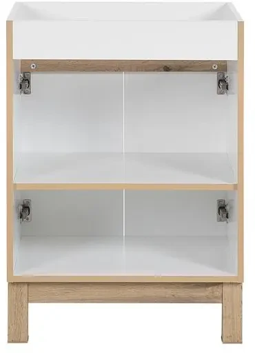 Zestaw mebli łazienkowych BALI WHITE z szafką pod umywalkę 60 cm - 7 elementów