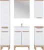 Zestaw mebli łazienkowych BALI WHITE z szafką pod umywalkę 60 cm - 7 elementów