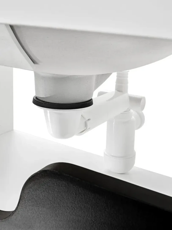 Zestaw mebli łazienkowych BALI WHITE z szafką pod umywalkę 60 cm - 4 elementy