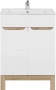 Zestaw mebli łazienkowych BALI WHITE z umywalką LAVA 60 cm - 3 elementy