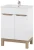 Zestaw mebli łazienkowych BALI WHITE z umywalką LAVA 60 cm - 3 elementy