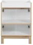 Zestaw mebli łazienkowych BALI WHITE z umywalką LAVA 60 cm - 3 elementy
