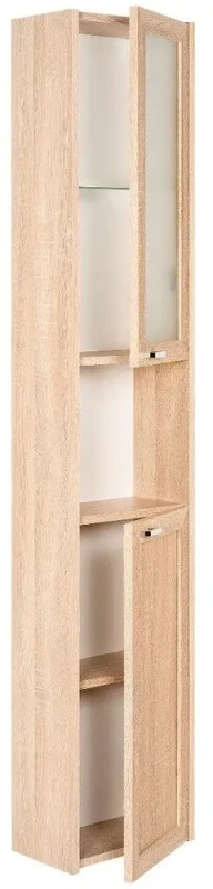 Słupek łazienkowy wysoki PIANO dąb sonoma