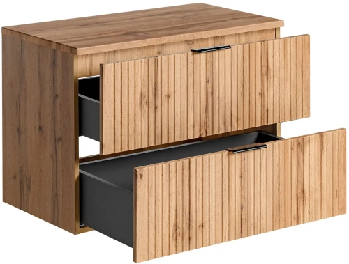 Szafka pod umywalkę 80 cm ADEL OAK z blatem 80 cm