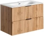 Szafka łazienkowa 80 cm ADEL OAK z umywalką Sky