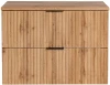 Szafka łazienkowa 80 cm ADEL OAK z umywalką SMILE i blatem 80 cm
