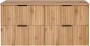 Zestaw mebli łazienkowych ADEL OAK z blatem 120 cm - 3 elementy