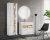 Lustro z oświetleniem LED VENUS okrągłe 80 cm białe