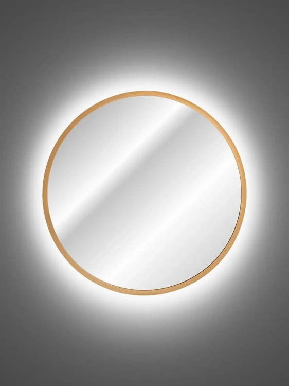 Zestaw mebli łazienkowych ADEL OAK A02 (lustro LED ZŁOTE HESTIA FI600)
