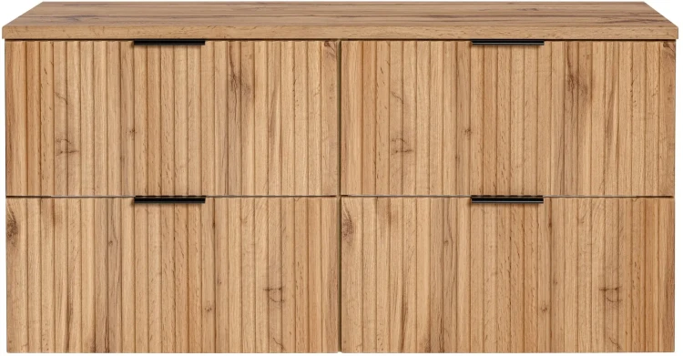 Zestaw mebli łazienkowych ADEL OAK A02 (2 x szafka pod umywalkę ADEL OAK 82-60-B-2S z blatem)