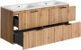 Zestaw mebli łazienkowych ADEL OAK A03 z szafką pod umywalkę 120 cm - 7 elementów