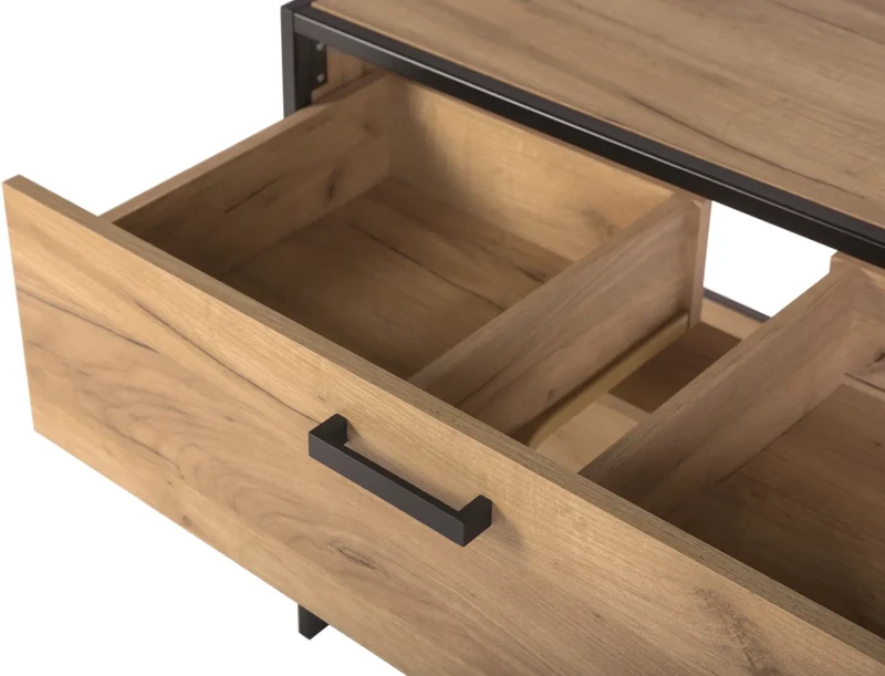 Szafka pod umywalkę 60 cm BROOKLIN dąb craft złoty