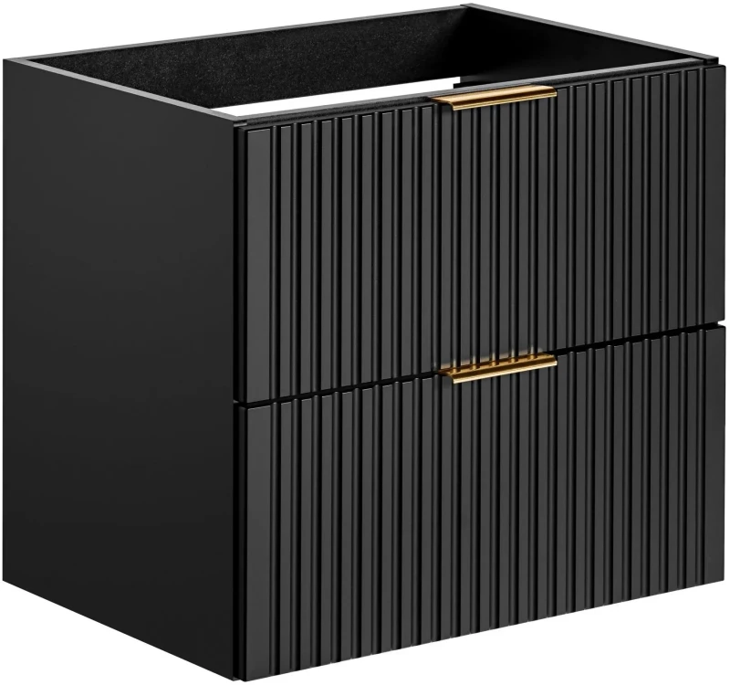 Zestaw mebli łazienkowych ADEL BLACK A01 (szafka pod umywalkę ADEL BLACK 82-60-B-2S)