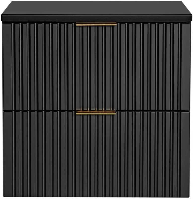 Zestaw mebli łazienkowych ADEL BLACK A01 (szafka pod umywalkę ADEL BLACK 82-60-B-2S)