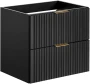 Zestaw mebli łazienkowych ADEL BLACK A02 (szafka pod umywalkę ADEL BLACK 82-60-B-2S)