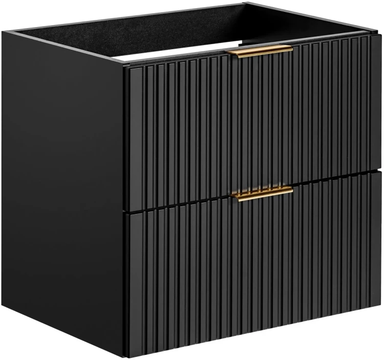 Zestaw mebli łazienkowych ADEL BLACK A04 (szafka pod umywalkę ADEL BLACK 82-60-B-2S)