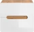 Szafka pod umywalkę 60 cm ARUBA 828 biały połysk / dąb craft złoty