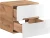Szafka pod umywalkę 60 cm ARUBA 828 biały połysk / dąb craft złoty