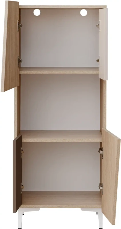 Witryna niska 4D VISTE V01 wewnątrz