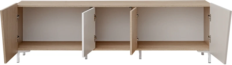 Szafka RTV 5D VISTE F01 wewnątrz