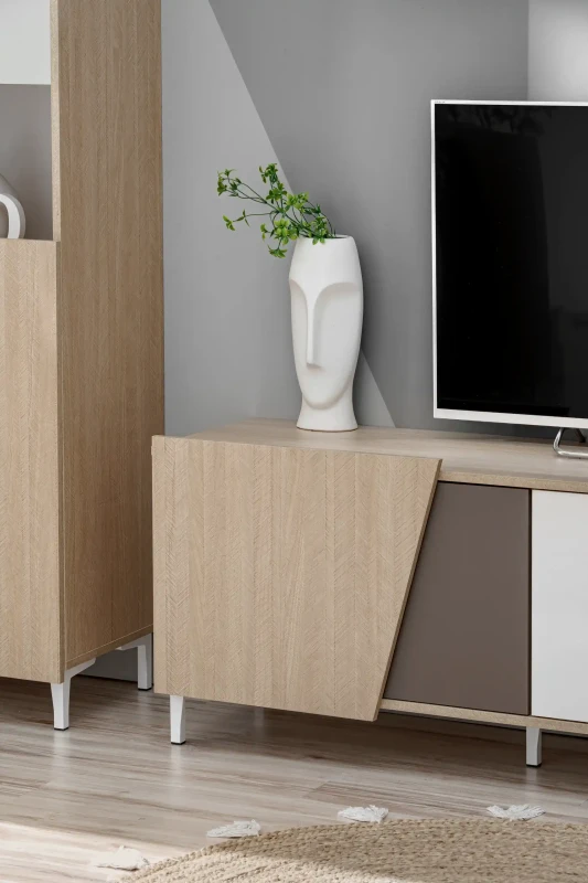 Szafka RTV 5D VISTE F01 - detal