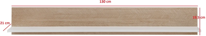 Półka VISTE P01 wymiary