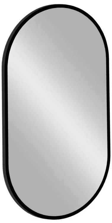 Lustro 90x50 cm APOLLO LED czarne