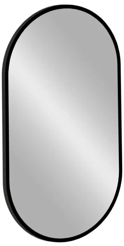 Lustro 90x50 cm APOLLO LED czarne