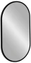Lustro 90x50 cm APOLLO LED czarne