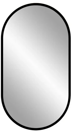 Lustro 90x50 cm APOLLO LED czarne