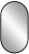 Lustro 90x50 cm APOLLO LED czarne